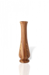 Dekorační váza skládaná, masiv, lak,  výška 26.5cm 